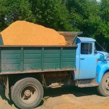 Песок для строительных работ