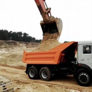 Песок для отсыпки участка
